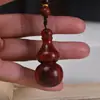 Chaveiro Pingente de Cuia de Jacarandá Corrente para Celular Acessórios de Pequena Cuia de Sândalo Acessórios de Carro de Madeira Pacote Corrente Ao Vivo