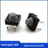 Interruptor Tátil Silencioso de Silicone My-035A Interruptor de Botão de Carro Interruptor de Botão Elétrico Interruptor de Reset Botão de Pressão Atacado