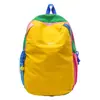 Mochila Casual de Estilo Nuevo Transfronteriza con Bloques de Color Dopamina para Deportes al Aire Libre, Montañismo, Senderismo, Gran Capacidad