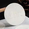 Pegatina Autoadhesiva Papel con Textura de Madera Personalizado Estampado en Caliente Cóncavo y Convexo Impresión de Marca Logotipo Código QR Etiqueta Selladora para Té de Leche