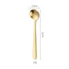 Cuchara para condimentos de acero inoxidable 304, cuchara para sal doméstica, cuchara pequeña dorada linda, cuchara para mezclar café, cuchara, cuchara, cuchara para helado