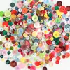 Botones de Resina Coloridos de Colores Mezclados para Manualidades DIY de Jardín de Infancia, Accesorios Creativos para Arte con Botones, Surtido en Stock Transfronterizo