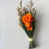Mini pequeno flor seca vaso seco arranjo de flores buquê de flores secas decoração de casa decoração de loja padrão de decoração de porta-retrato de flor seca