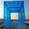 Máquina de lavado de autos cerrada de 9*4*5m para sitios de construcción, lavadora de ruedas totalmente automática, hecha de acero engrosado