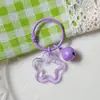 Chaveiro Sino Acrílico Estrela de Cinco Pontas Colorido Conjunto Dopamina Pingente Estilo Fresco Decoração de Bolsa para Casal