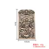 Fábrica de Origen Venta al por Mayor Colgantes para Puerta Feng Shui de Doble Cara con Cabeza de Animal y Monedas de los Cinco Emperadores Bagua para Decoración del Hogar
