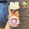Loro Original Brillante Linda Mascota Mochila Llavero Colgante Muñeca Adorable Exquisita Decoración de Mochila Escolar Infantil Regalo