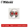 Lingote de Plata 3030 LED Luz Roja Doble Núcleo Cabeza de Bola 620-625nm Fuente de Luz para Señal de Tráfico Chip LED