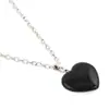 Amazon Europeo y Americano Transfronterizo Nueva Joyería Colgante de Piedra de Cristal Collar Forma de Gota Corazón de Melocotón Amor Joyería diy