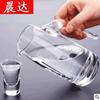 Dispensador de Licor de Vidrio para el Hogar Grande Mediano Pequeño Comercial Botella Mezcladora Dispensador de Licor de 100 ml con Impresión de Logo