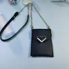 2022 nova fivela de amor carteira transversal bolsa para celular porta-cartão de ônibus Bolsa para celular de rede social INS