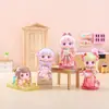 Muñeca Linda Hanfu Famosa en Internet con Brisa de Primavera Caja Ciega Disfraz Antiguo Artesanía de Resina Decoraciones de Escritorio de Oficina
