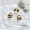 Acessórios para Unhas Artísticas Bola de Diamante Empilhada Cor Champanhe Outono e Inverno Coração de Diamante Empilhado Acabado Doce de Rocha Oval Floco de Neve Diamantes para Unhas Artísticas Super Brilhantes