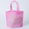 Bolsa de Tela No Tejida al por Mayor Spot Bolso de Mano Bolsa de Compras Personalizada Gran Capacidad Exquisita Ecológica Bolso de Mano Impreso con Logo