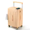 Maleta con Asa Ancha para Mujer, Gran Capacidad, Maleta de Viaje Multifuncional, Resistente y Duradera, Maleta de Viaje con Protección de Contraseña y Ruedas Universales para Hombre