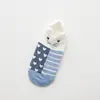 Meias femininas de boca rasa coreanas japonesas para primavera e verão com orelhas de desenho animado 3D meias sapatilha meias de algodão AB fofas fabricantes atacado