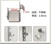 Sujetadores de clip para refrigerador, clips de refrigerador tipo cajón, estantes apilables para vitrinas, accesorios para estantes, soportes para refrigeradores de cuatro puertas