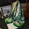 Pañuelo de Seda de Puntos, Estilo Coreano de Alta Gama Versátil Falso Seda 70cm Pañuelo Pequeño, Fajín Decorativo, Lazo para el Cabello, Pañuelo para la Cabeza, Pañuelo para el Cuello