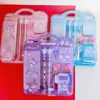 Sanrio Lindo Set de Papelería para Mascotas Caja de Regalo Caja de Papelería Kuromi Set de Lápices de Colores Regalo de Cumpleaños Año Nuevo para Niños