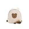 Mochila Infantil de Lona Estilo Coreano com Ursinho e Design Único, Bolsa para Lanches, Mochila Antiperda para Crianças para Passeios, Moderna