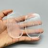 Protetor de Calcanhar Antiderrapante Xadrez Transparente GEL Absorvente de Choque Anti-Atrito Calcanhar do Pé Meio Tamanho Protetor para Tênis Autoadesivo Protetor de Calcanhar para Homens e Mulheres
