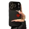 Corações Pintados são Adequados para a Nova Capa de Celular Apple 17 Pro Max, iPhone 15 Personalizado 16 Pro para Mulheres e Porta-Cartões 14