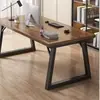 Mesa de computador, mesa de escritório, design simples e moderno, mesa de escrita, mesa longa para duas pessoas, mesa gamer, mesa para estudante, mesa para caligrafia e estudo