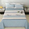 Sábana de Algodón Puro Pieza Única 100% Algodón Dormitorio Estudiantil Cubierta de Cama Individual para Niños Verano Engrosado Clase A Colcha al por Mayor