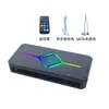 Controlador ARGB de temperatura controlada para computadora, concentrador de 3 pines de 5V, control remoto inalámbrico PWM, sincronización de ventilador de doble canal
