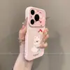 Adecuado para Huawei Pura 90 Pro Max, con un lindo diseño de dibujos animados, una estética de alta gama y un estilo único y de nicho con un patrón de salpicaduras rosas.