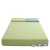 Juego de tres piezas de sábana bajera ajustada Sam, modelo idéntico, clase A, nylon de seda helada, refrescante, funda de colchón de seda helada, protector de colchón a prueba de polvo de cobertura completa, pieza individual 3