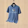 Camiseta de Manga Corta de Verano para Hombre Cuello Redondo Moderna Estampada Top de Media Manga Camiseta para Hombre