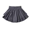 Ballet Girl Style Stretch Cintura Guarda-chuva Saia Verão Feminino Nova Dupla Stretch Saia Curta Antiderrapante