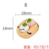 Brinquedo de Comida em Miniatura Série Sushi Acessórios de Resina DIY Enfeites Realistas Brinquedos de Faz de Conta Ímãs de Geladeira Materiais de Artesanato