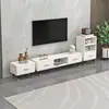 Mueble de TV moderno minimalista nórdico para sala de estar apartamento pequeño mueble de TV y mesa de centro juego muebles simples mueble de suelo lujo ligero
