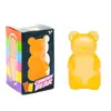 Brinquedo de maltose em formato de urso estilo Needoh para alívio de estresse e desabafo, gadget criativo para alívio de estresse infantil
