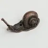 Mini Caracóis Antigos Personalizados, Pequenos Enfeites, Peças de Brinquedo de Mesa, Coleção de Animais de Chá Antigos para Cerimônia do Chá, Pequenos Enfeites