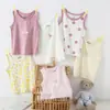 Chaleco de Algodón Puro para Niños Estilo Verano Camiseta de Malla para Niños Camiseta sin Mangas para Bebés Chaleco de Verano para Niños Mayores