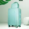 Maleta de ruedas maleta de viaje estudiante femenina estilo coreano fresco gran capacidad maleta linda niño y madre estuche de contraseña estuche de cuero