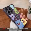 Adecuado para Apple 16Promax Funda para teléfono móvil 16Plus Lindo Monstruo 16Pro Nueva Gales del Sur Personalizada Gran Galvanoplastia Cuatro Esquinas