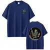 Camiseta Grupo de Observação Avançada Camiseta Viva a Infantaria Camiseta de Verão Masculina Retrô Oversized Camiseta Masculina com Estampa de Esqueleto