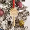 Manualidades de Madera Colgante Creativo de Árbol de Navidad Decoraciones para el Hogar Regalos Promocionales de Navidad