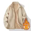 Revestimento de fleece polar jaqueta de fleece infantil casaco com fleece adicional jaqueta acolchoada pai-filho uniforme escolar artefato de aquecimento agasalho de inverno