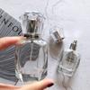 Frasco de Perfume de Vidro de Alta Transparência 30ml, Decantador de Perfume de Marca de Luxo de Imitação com Tampa de Cristal, Frasco de Amostra de Perfume de Alta Qualidade