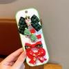 Accesorios para el cabello navideños para niños, lazo, pasador, lindo, niña pequeña, Navidad, muñeco de nieve, alce, pasador lateral, juego