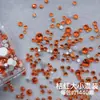 Diamantes Populares para Uñas de Fondo Plano Tamaño Mixto 1440 Brillantes Coloridos Fondo Plateado Diamantes Redondos Pequeños Accesorios Portátiles para Uñas
