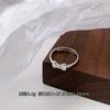 Coreano S925 Sterling Silver Girl's Bow Ring Niche Design Doce Fresco e Fresco Anel de Dedo Anel de Dedo de Comida Anel de Dedo
