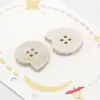 Botones Irregulares de Resina de 25 mm para Abrigos, Suéteres y Gabardinas, Botones Planos en Relieve, Accesorios para Ropa al por Mayor