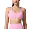 Top de tirantes cruzados para yoga transfronterizo con tirantes ajustables, hermoso diseño en la espalda, sujetador deportivo de nylon 66 para mujer, sensación de segunda piel, versátil