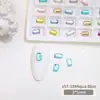 Estilo Ins Mini Color Caramelo Octágono Strass de Fondo Plano Decoraciones para Uñas Decoración de Uñas de Vidrio Color Mixto al por Mayor Strass